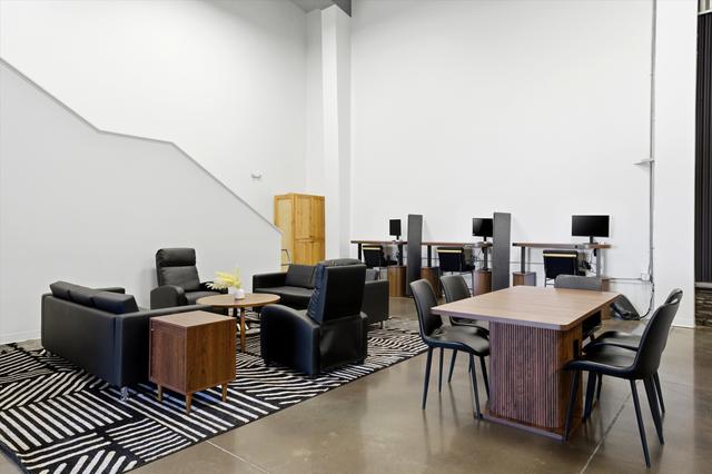 Open lounge seating