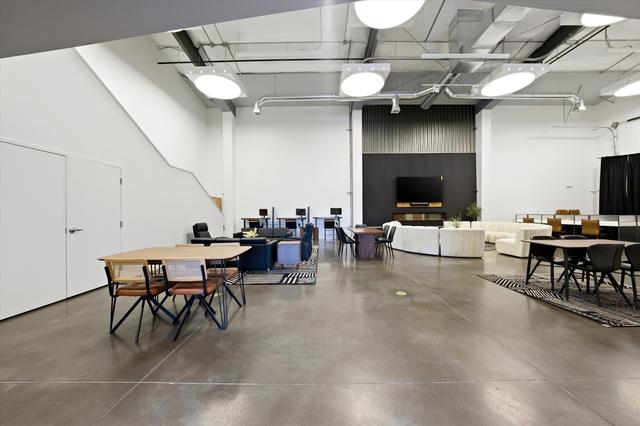 Standing desks in the great room